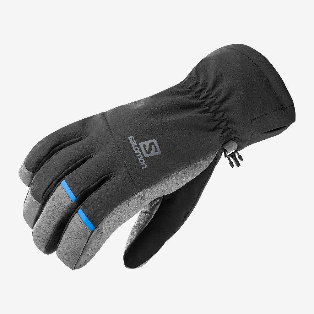 SALOMON PROPELLER DRY M Philippines - Men's Gloves - Black | 241583-UDR